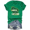 I Drank Too Much At Lambeau And Woke Up On Lafleur Green Bay Packers Tee