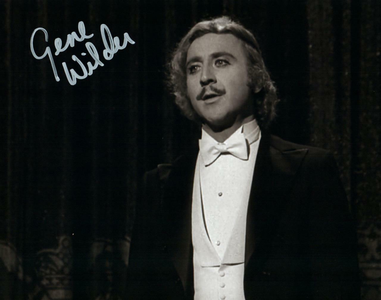 Gene Wilder signed 8x10 autographed Photo Poster painting + COA