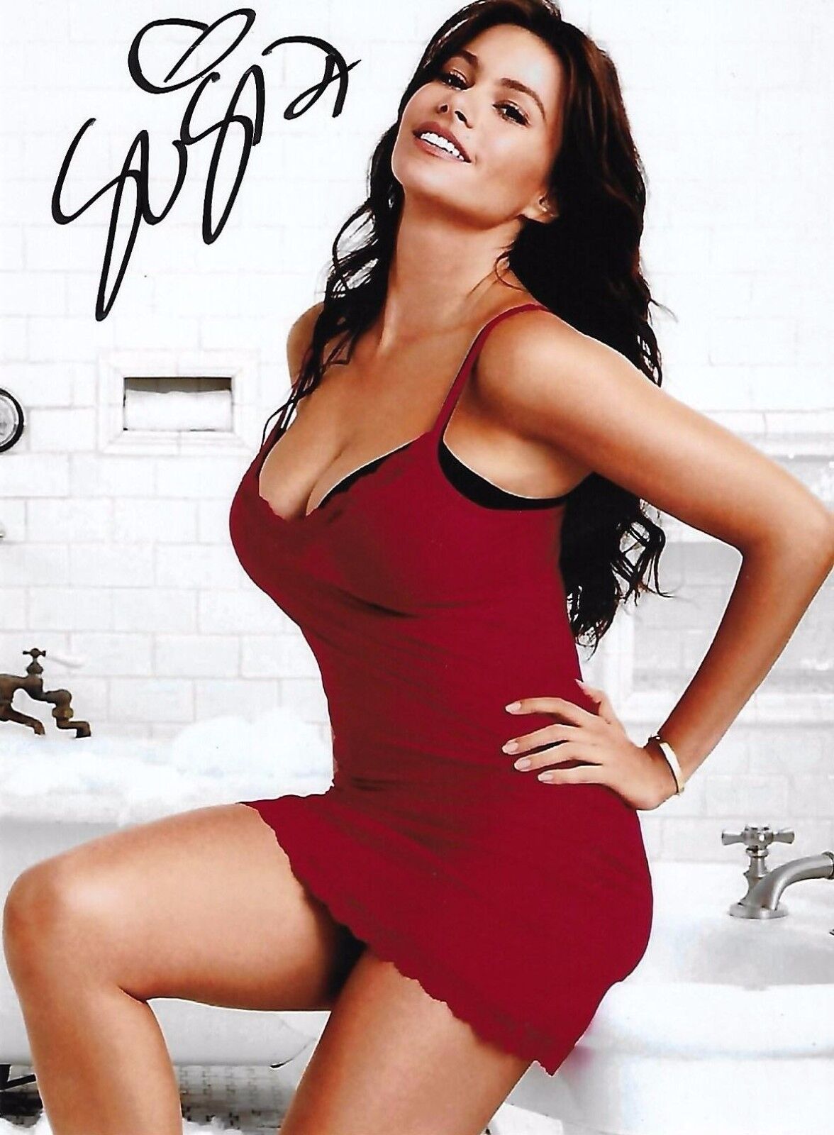 Sofía Vergara signed Autographed Photo Poster painting RARE HOT SEXY