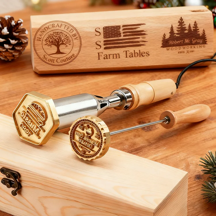 Personalized Wood branding iron, Custom Electric Branding Iron with custom stamp, Wood branding iron, Leather branding iron christmas gift for woodworker