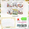 6Pcs West Highland Diamond Painting Greeting Card with Envelope for Mothers Day