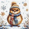 Winter Bird-11CT Stamped Cross Stitch Kit(40x40cm)