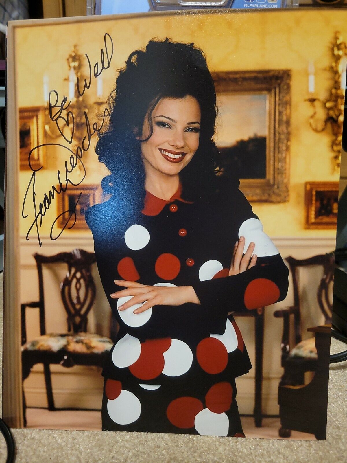 Fran Drescher Signed 8x10 Photo Poster painting The Nanny SEXY Autographed