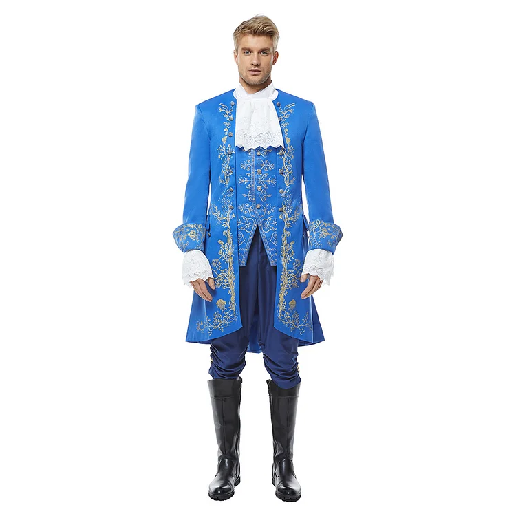 Beauty and the Beast Prince Adam Suit Cosplay Costume Adults Halloween Outfit