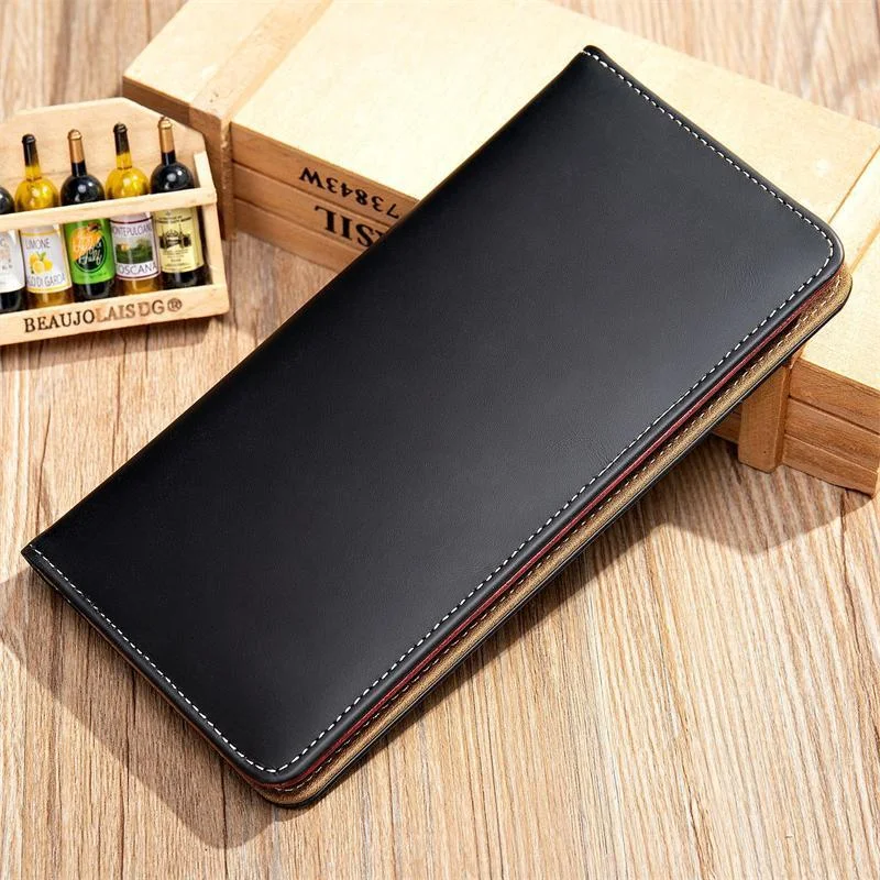 Simple Retro Texture Leather Wallet