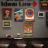 3PCS 76 Racing Fuel Garage Oil - Metal Tin Signs Set(8*12Inch/12*16Inch) - Garage