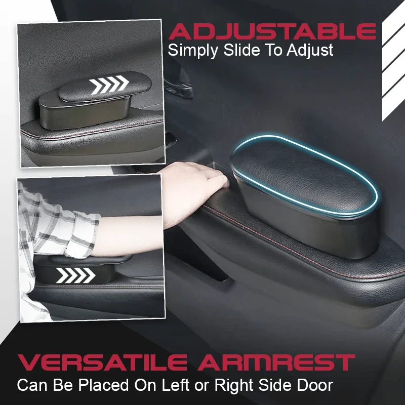 Self-Adhesive Car Door Armrest Plus Storage Box