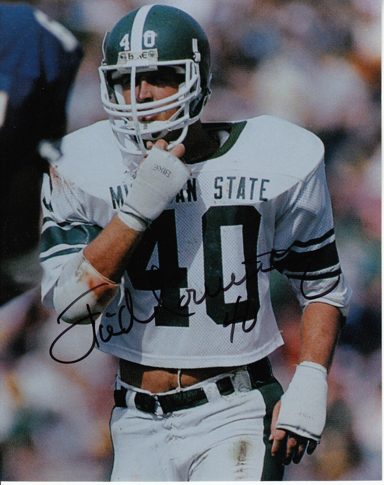 Jim Morissey #0 8x10 Signed Photo Poster painting w/ COA Michigan State Spartans 031719