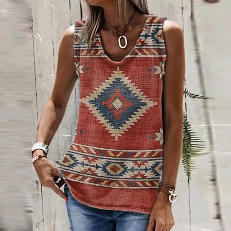 Tribe Totem Designer Women Sleeveless Vest