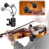 Instrument Microphone Adjustable Clip-On Pickup High-Fidelity Violin Performance Wireless Microphone Rechargeable Professional Sound Pickup for Violin Saxophone Brass Wind Instruments