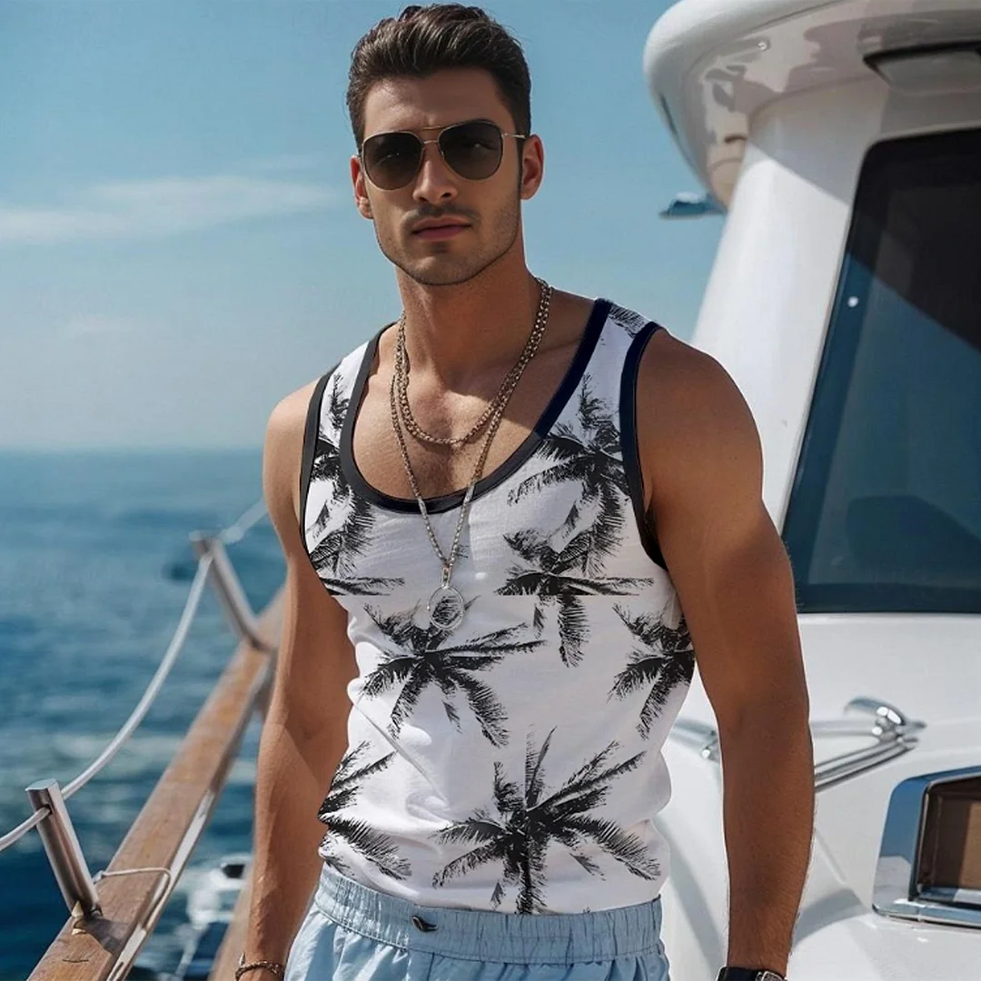 Summer Style: Palm Tree Print Tank Top