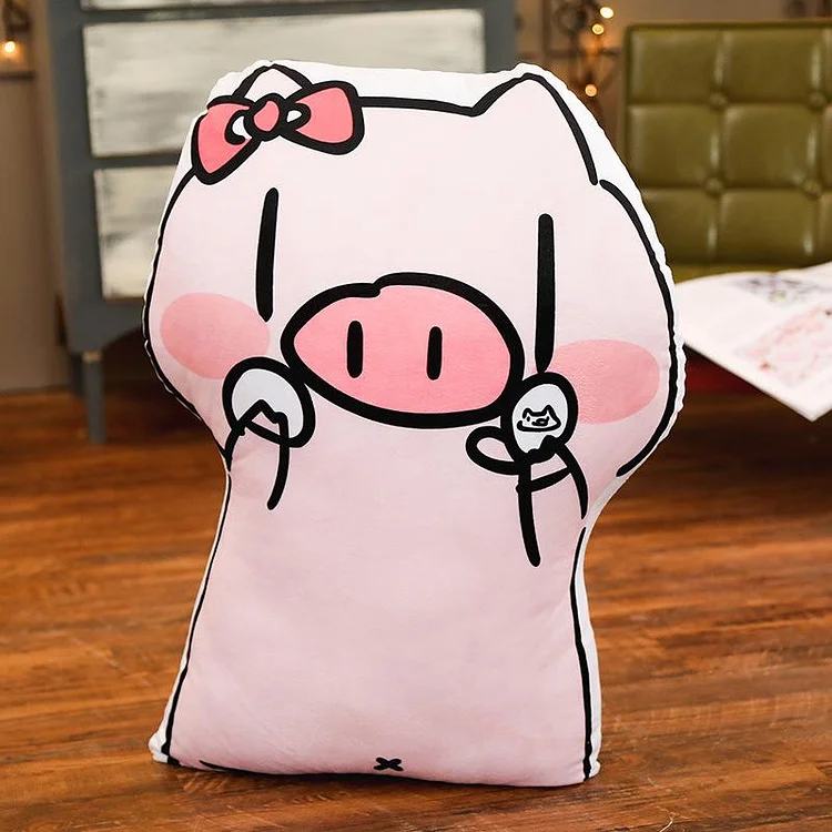 Sleep Piggy Plush Pillow