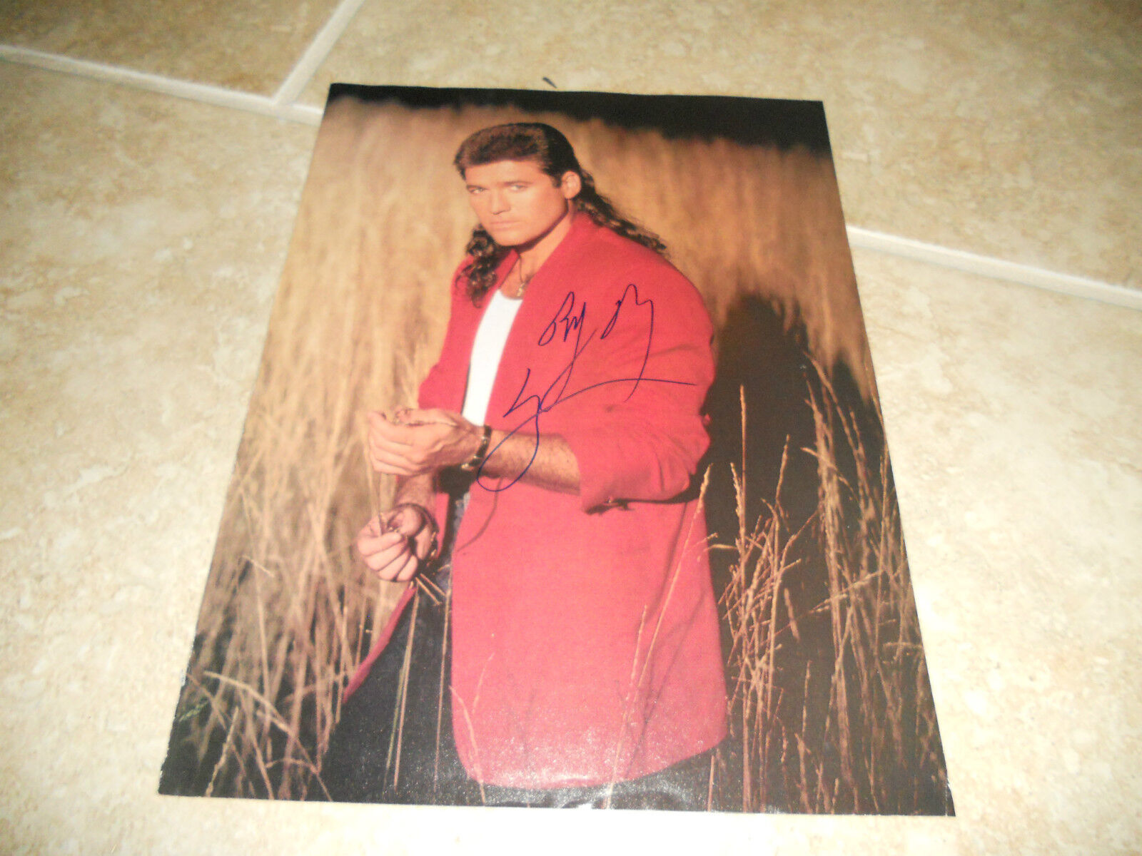 Billy Ray Cyrus Sexy Signed Autograph 8 x 11 Magazine Photo Poster painting #1 PSA Guaranteed