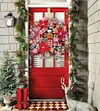 Christmas🎅 Candy Gingerbread Man Wreath - Christmas discounts begin!🎅-mysite-Adracos