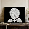 DIY Pearl Painting Sunflower for Home Wall Decor with Frame(20x30cm)