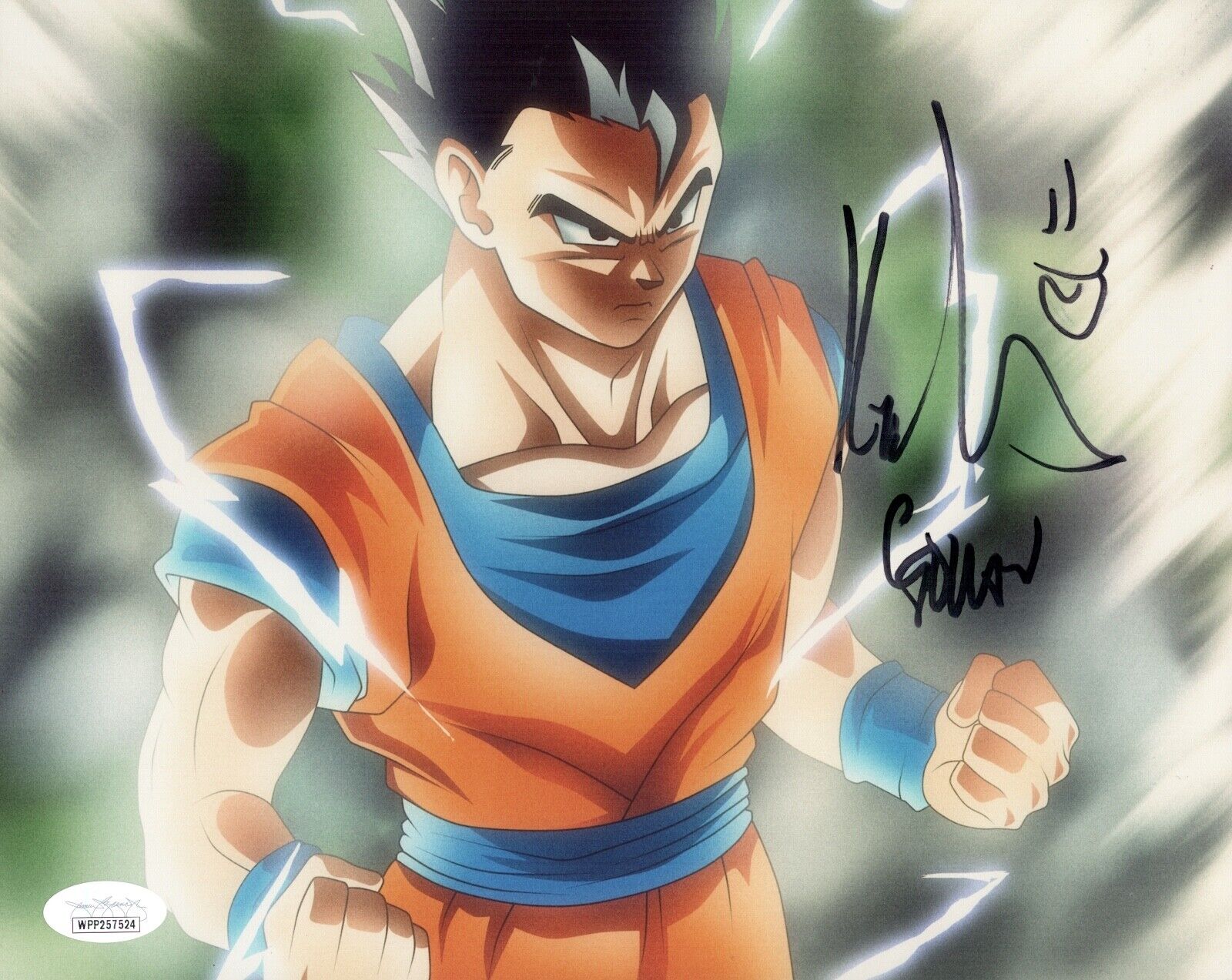 KYLE HEBERT Signed GOHAN Dragon Ball Z 8x10 Photo Poster painting Autograph JSA COA