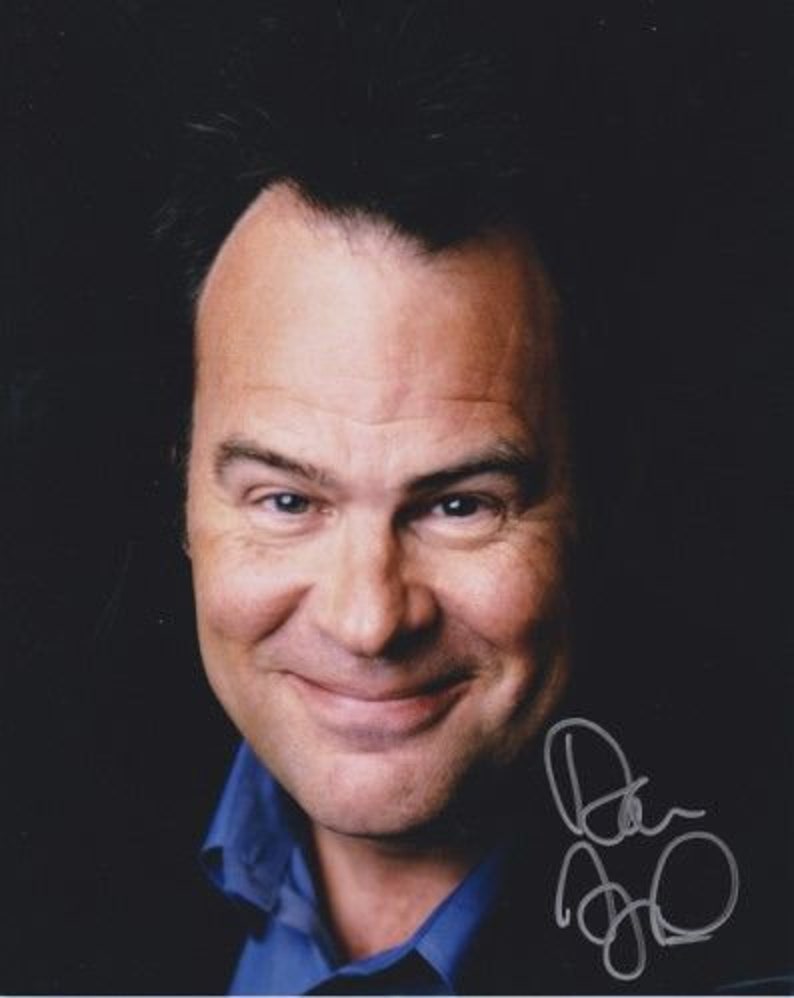 Dan Aykroyd Signed Autographed Glossy 8x10 Photo Poster painting - COA Matching Holograms