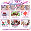 Winter Pink Gown Prayer Lady Special Shaped 5D DIY Partial Drill Diamond Painting Kits for Adults Beginners Home Decor Diamond Dots Paintings Diamond Art Kit 11.81x15.75inch