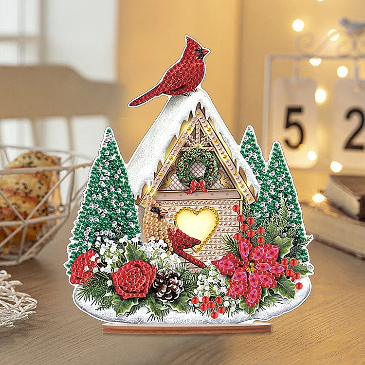 Diamond Painting Desk Ornament, Christmas Ornaments Diy Kit