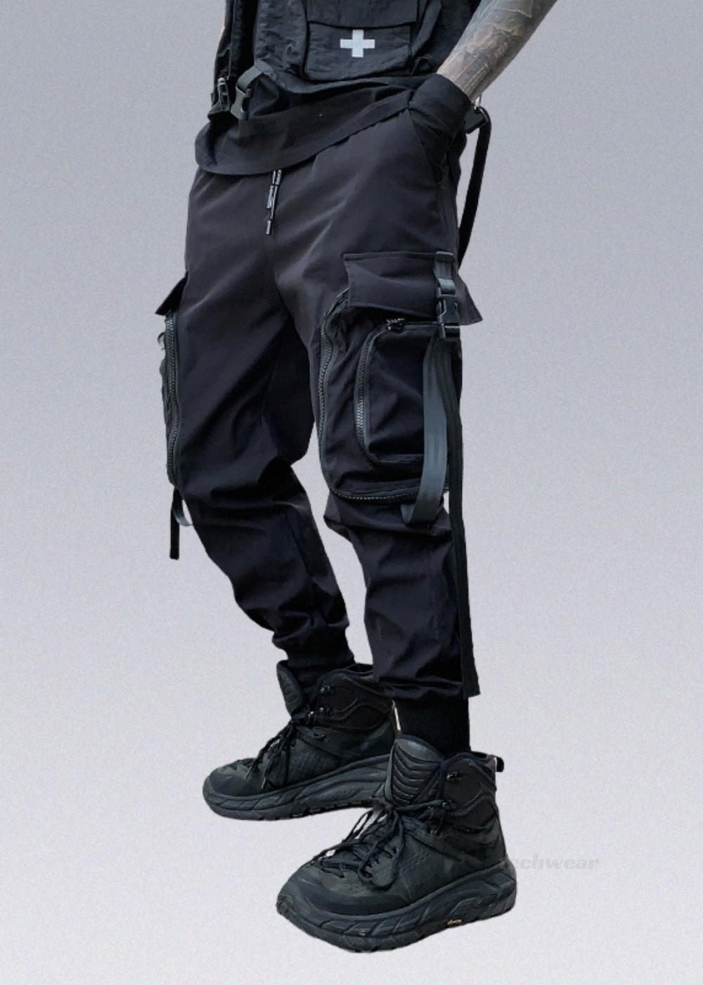 Side Pockets Pants Techwear - X techwear-x