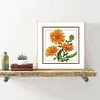 Flower-11CT Stamped Cross Stitch Kit(21*21cm)