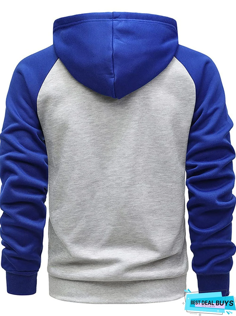 Men's Color Blocking Fashion Raglan Sleeve Casual Sports Coat