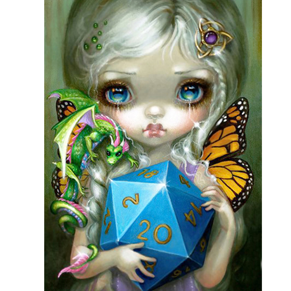 

Big Eyes Doll - Round Drill Diamond Painting - 30*40CM, 501 Original