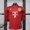 25/26 Player Bayern Munich 125th Anniversary Red Long Sleeve Soccer Jersey