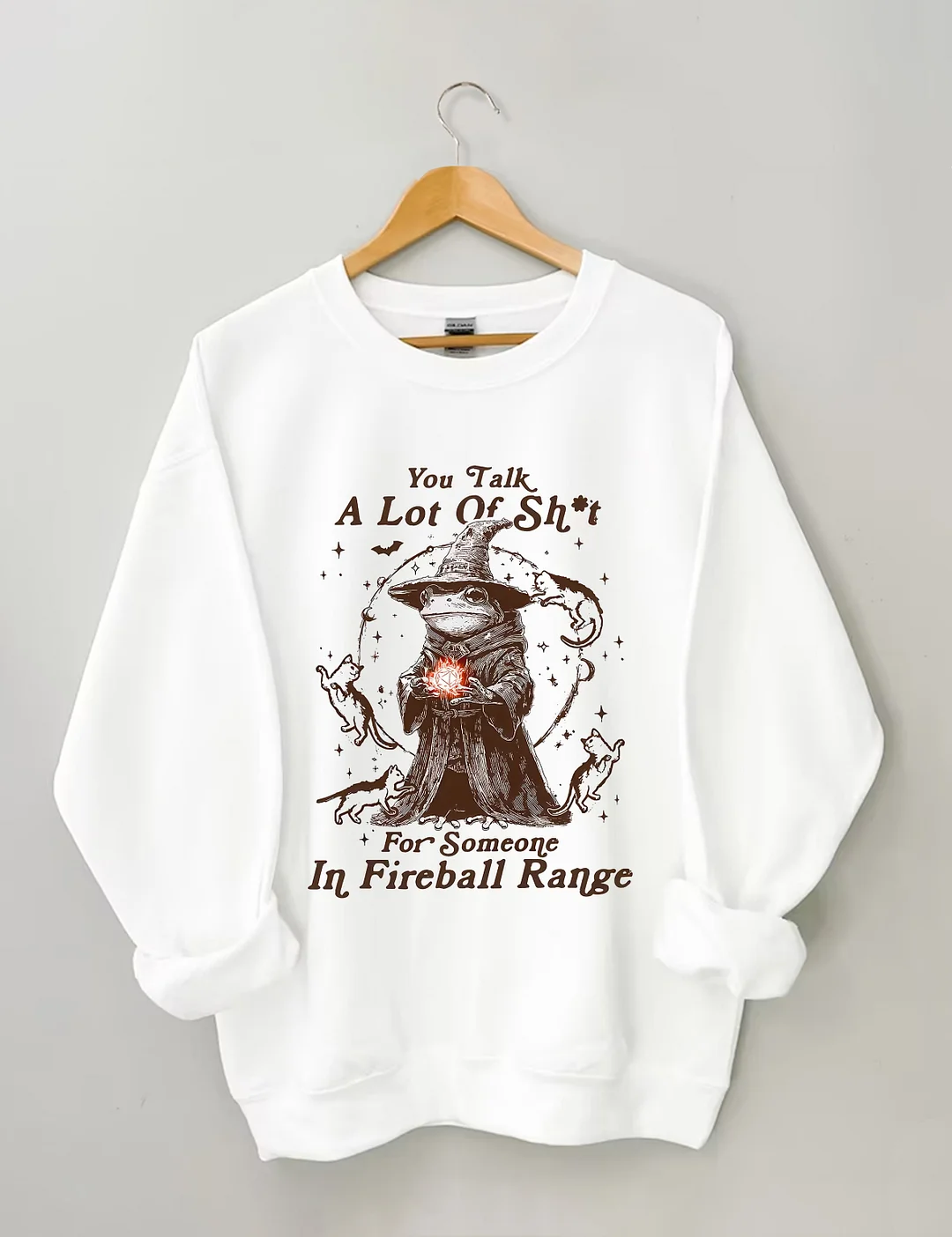 You Talk A Lot Of Sh*t For Someone In Fireball Range Sweatshirt