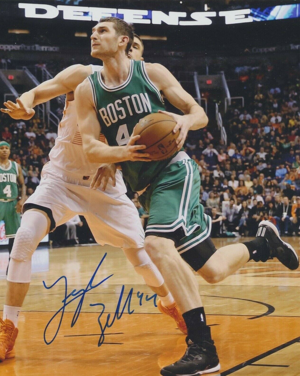 Tyler Zeller autographed 8x10 Boston CelticsC486