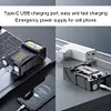 COB SMD USB Charging Hat Clip Light LED Keychain Flashlight Rotatable Work Light