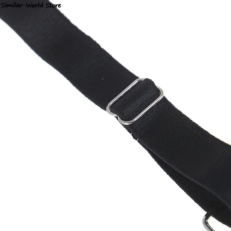 2 Pcs/pair Men Shirt Stays Belt with Non-slip Locking Clips Keep Shirt Tucked Leg Thigh Suspender Garters Strap