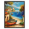 Boat - 9CT Partial Beaded Cross Stitch Kit(30x40cm)