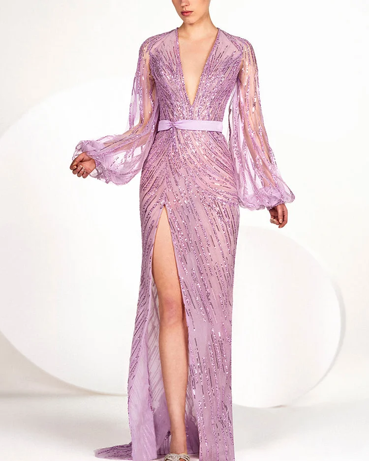 Elegant lace gown