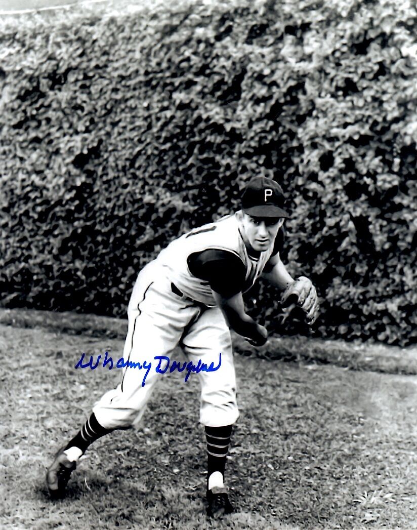 Signed 8x10 WHAMMY DOUGLAS PITTSBURGH PIRATES Photo Poster painting- COA