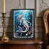 Blaue Meerjungfrau DIY, teilweise Diamantperlen-Malerei-Kunstsets 30x40 cm Spezialform Perlengem&auml;lde Bildkunsthandwerk f&uuml;r Wanddekoration zu Hause
