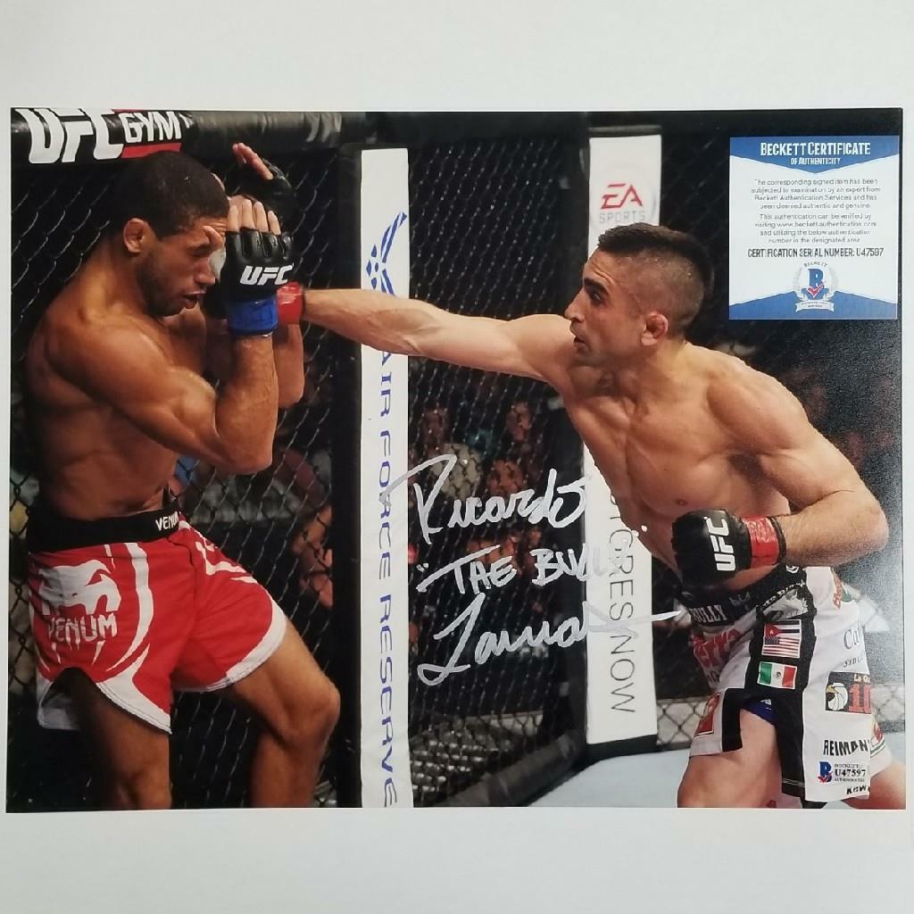 Ricardo Lamas signed The Bully