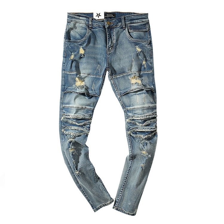 Jeans Men's plus Size Retro Sports Trousers Casual Trousers Men Jeans