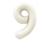 20PCS Retro Cream Caramel Party 0 - 9 Numbers 32" Aluminum Film Balloons Birthday Anniversary Decors