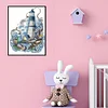 Blue Lighthouse - 14CT Counted Cross Stitch Kit(22*29cm)