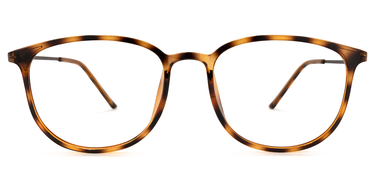 Elena Gelb-Tortoise Quadratisch Brille Gelb-Tortoise