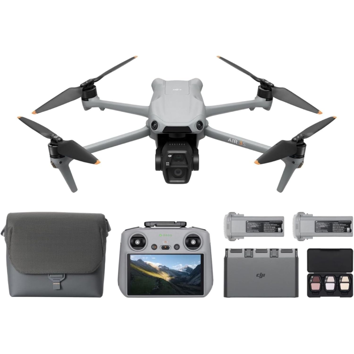 DJI Air 3S Fly More Combo (RC 2) (Certified Pre-Owned)