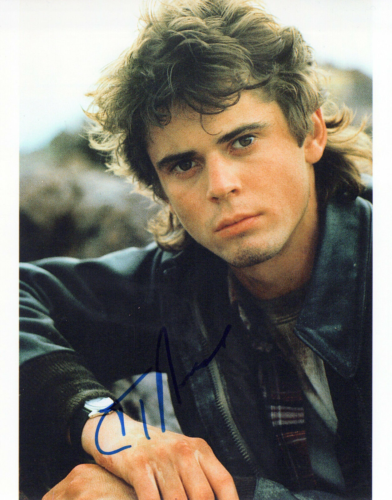 C. Thomas Howell head shot autographed Photo Poster painting signed 8x10 #3