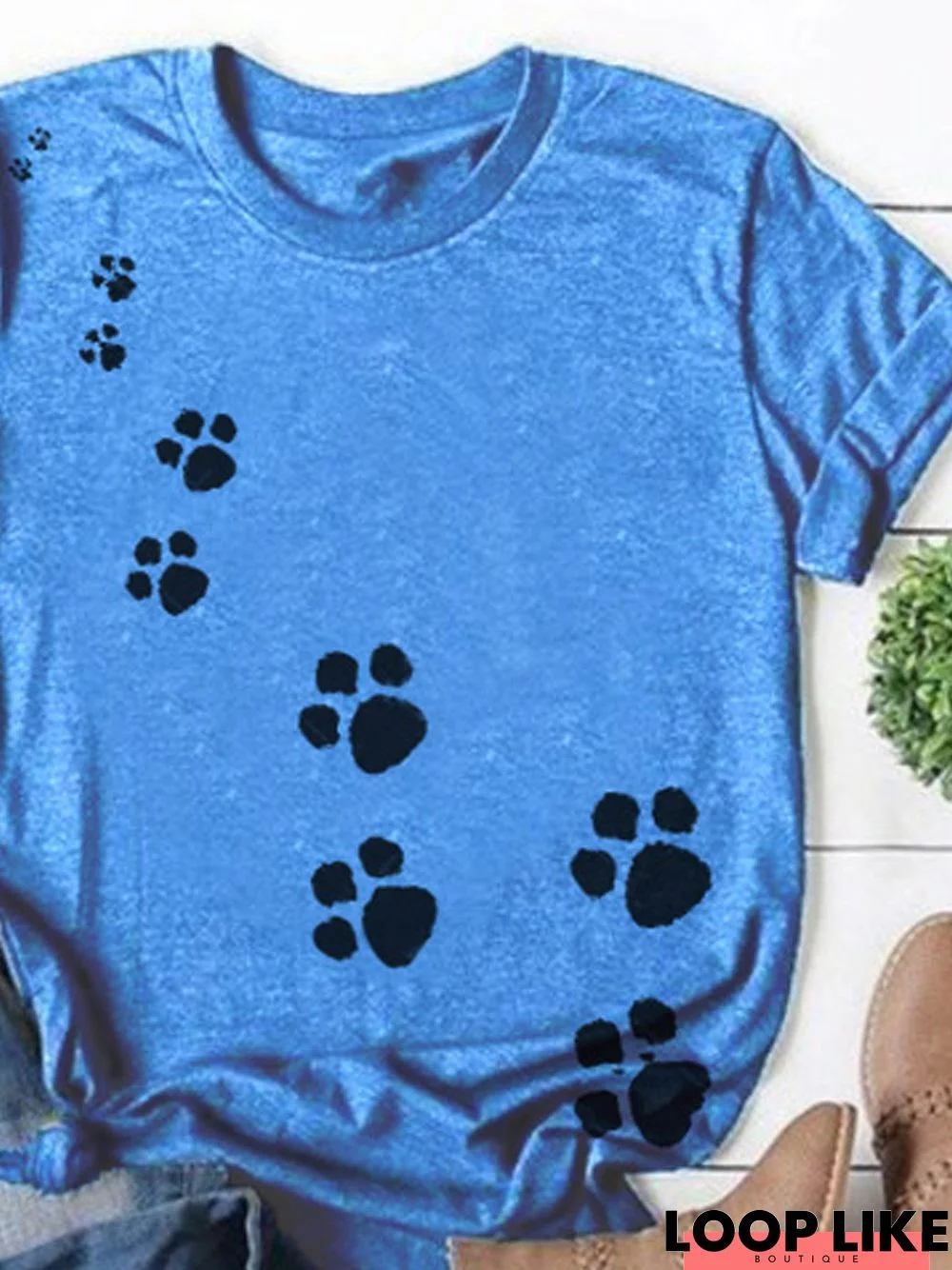 Cute paw short sleeve