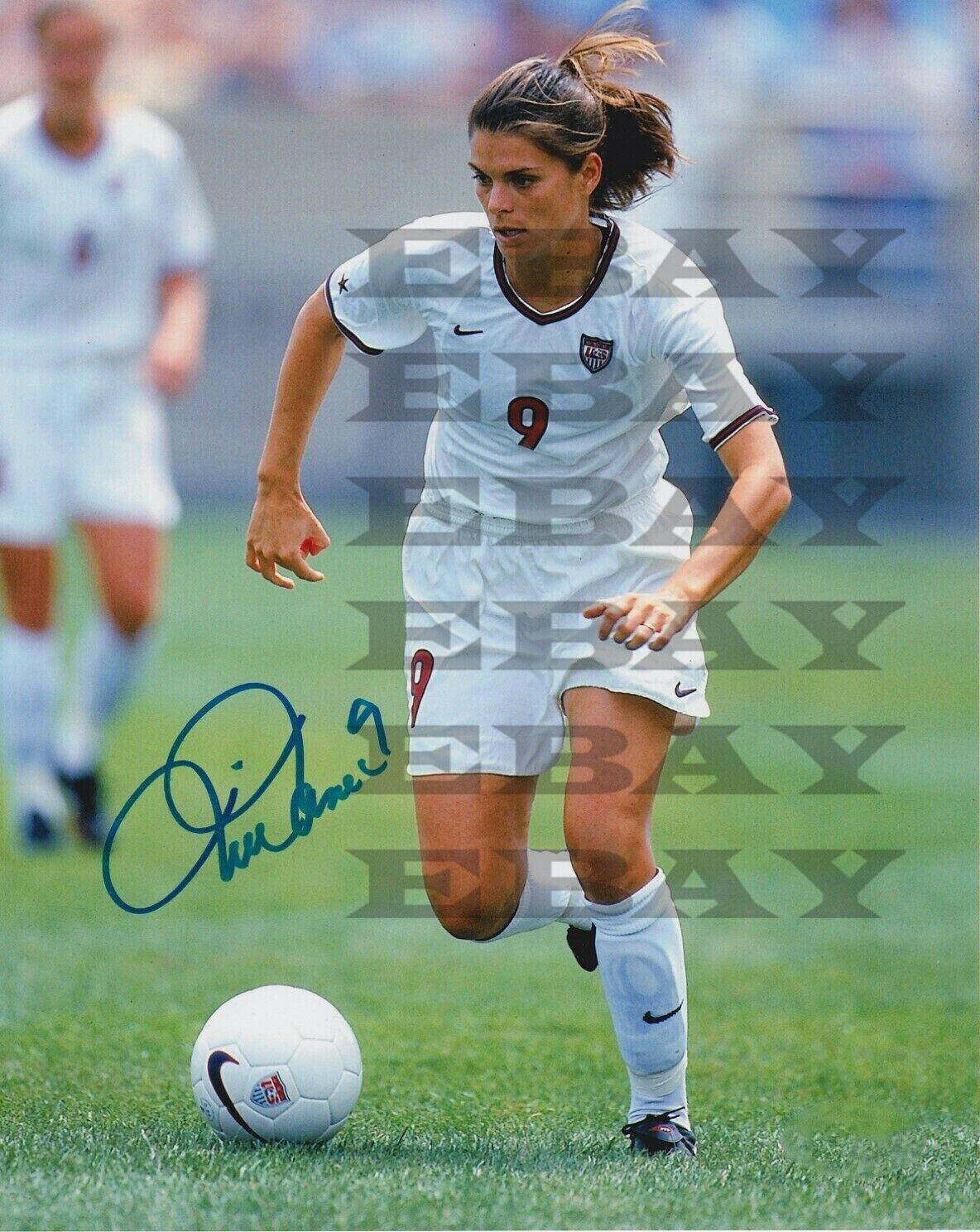 MIA HAMM USA Soccer Signed Autographed 8x10 Photo Poster painting Reprint