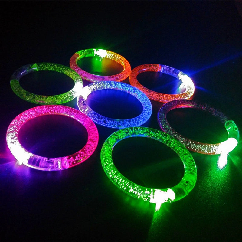 Acrylic Luminous Bracelet LED Colorful Bracelet Small Toy Stall Sweep Yard Push Small Gift Flash Trinkets