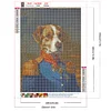 >SALE<5D DIY Full Round Drill Diamond Painting Cowboy Dog Kit Home Decoration 30x40cm