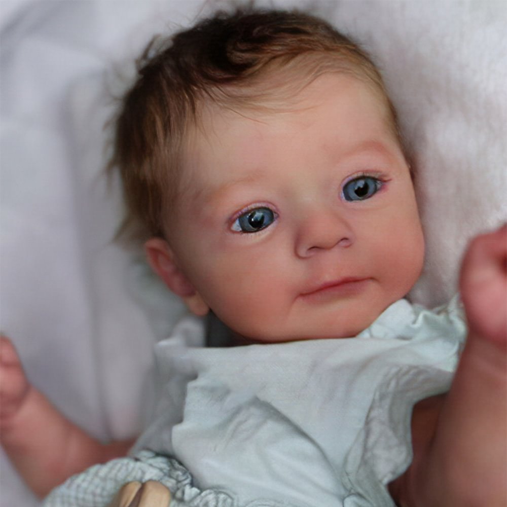18" Quality Realistic Handmade Reborn Baby Cloth Body Girl Dolls Cissy, Best Reborn Toy Dolls for Children