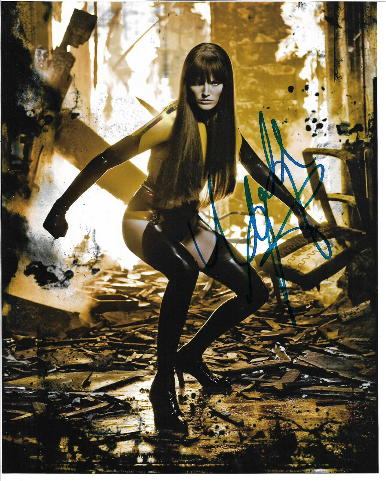 Malin Akerman Authentic Signed 8x10 Photo Poster painting Autographed, Watchmen, Silk Spectre