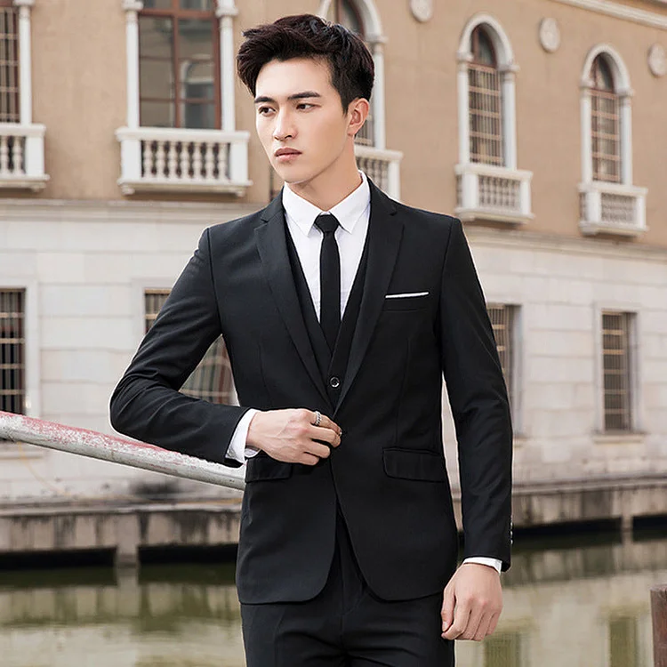 Seersucker Suit Casual Suit Two-Piece Suit Business Professional Formal Wear